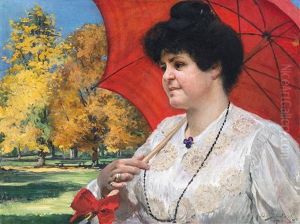 Portrait Of Regina Baumgarten by Dominik Skuteczki