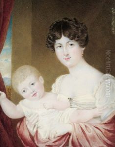 Bildnis Einer Jungen Mutter Mit Ihrem Kind by Isaac Ware Slater