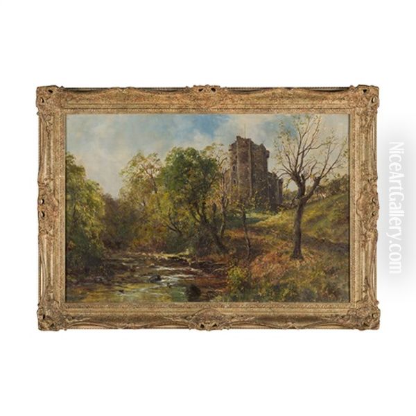 Neidpath Castle, Near The River Tweed - view 1