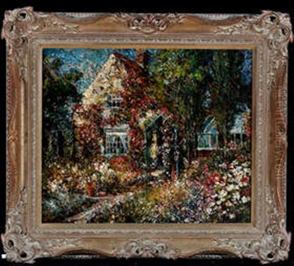 An Impressionistic Summer Garden - view 1