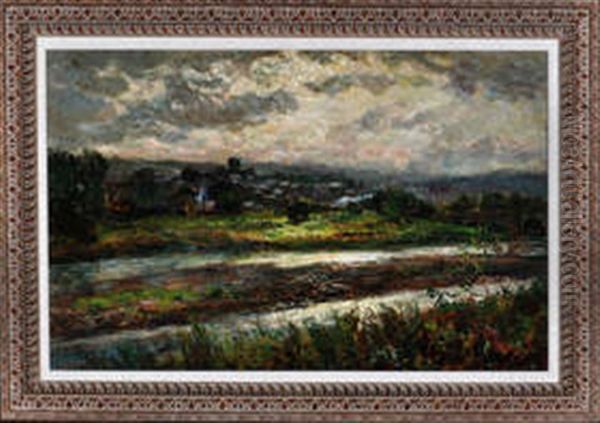 A Panoramic View Of Hexham From The South Side Of The River - view 1
