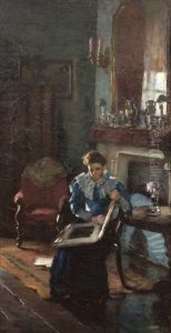 A Dublin Interior by James Sinton Sleator