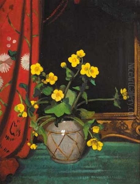 Still Life With Cyclamen In A Vase - view 1