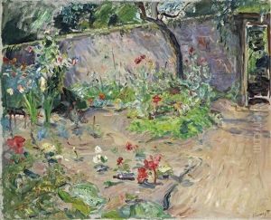 Gartenecke In Der Sonne by Max Slevogt