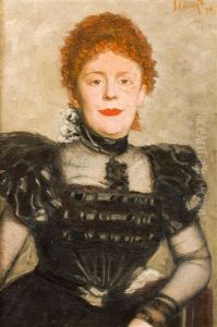 Bildnis Der Emilie Schroeder by Max Slevogt