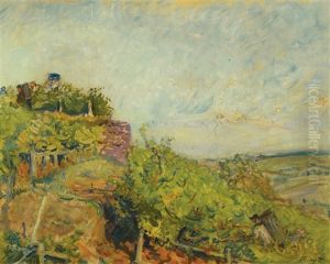 Pfalzische Weinernte (wine Harvest In The Palatinate) by Max Slevogt