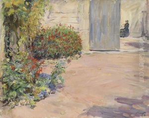 Gartenweg Zum Sommerhaus (godramstein) by Max Slevogt