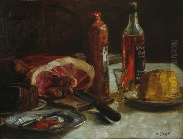 Still Life With Ham And Schnapps - view 1