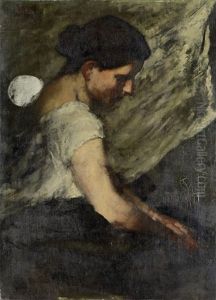 Madchen Im Mondschein by Max Slevogt