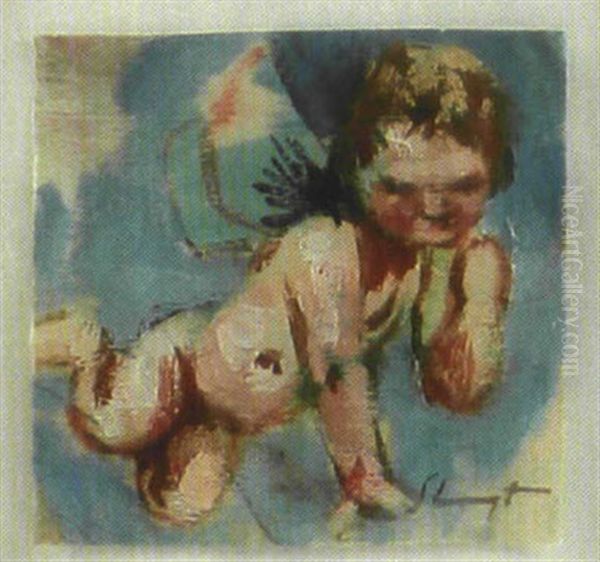 Fliegender Putto (sketch) - view 1