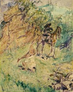 Don Quichote Schlagt Purzelbaum by Max Slevogt