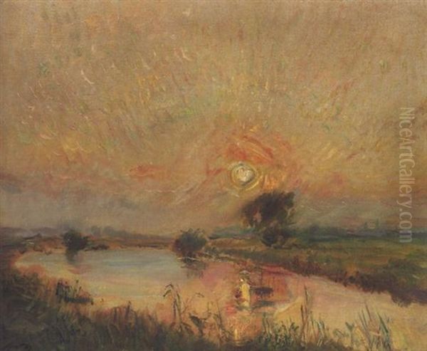 Havelseelanschaft (sonnenuntergang In Stolln) - view 1