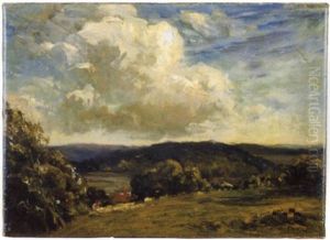 Pfalzlandschaft Mit Grosser Wolke by Max Slevogt