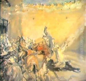 Der Untergang Der Mamelken by Max Slevogt
