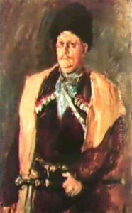 Dr. Alberto Plagemann In Tscherkessentracht