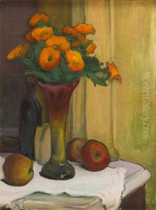 Still Life With Flowers In A Vase Still Life With Flowers In A Vase
