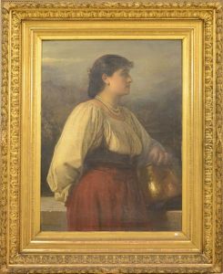 Portrait De Dame by Ernst Slingeneyer