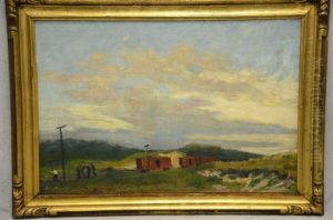 Landscape W/ Trains