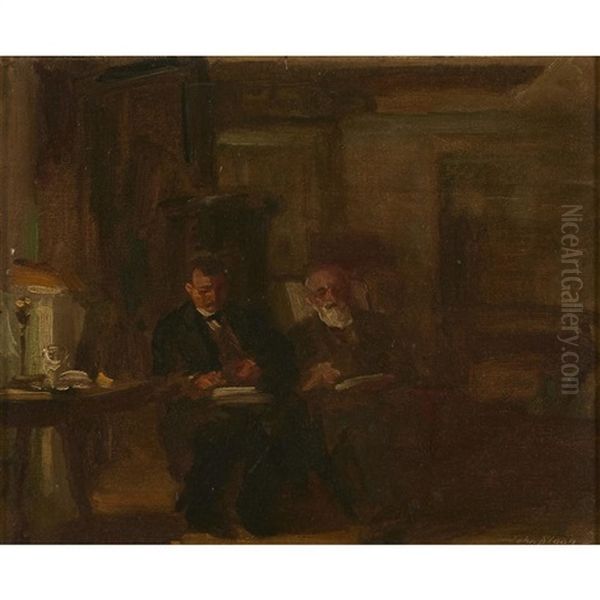 My Two Friends, Robert Henri And John Butler Yeats - view 1