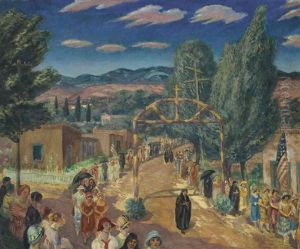 Corpus Christi Procession by John Sloan