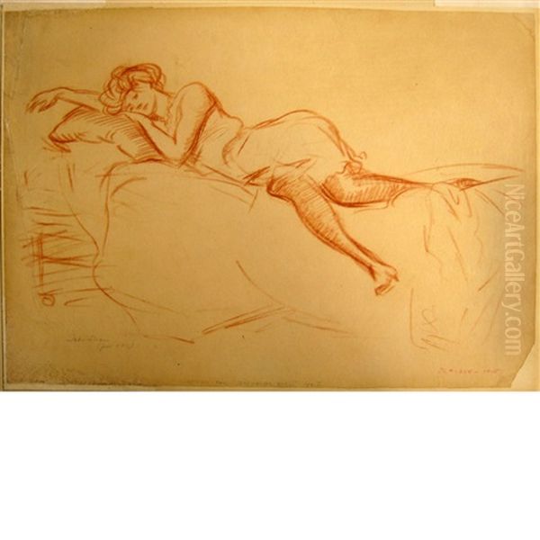 Study For Bachelor Girl No. I - view 1