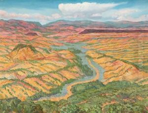 View From Davenport's Studio - New Mexico by John Sloan