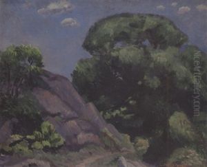 Willows And Rocks by John Sloan
