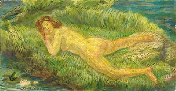 Nude And Frog - view 1