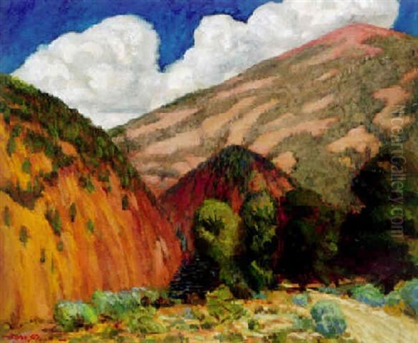 Santa Fe Canyon, Reservoir Site - view 1