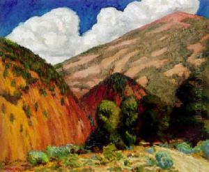 Santa Fe Canyon, Reservoir Site by John Sloan