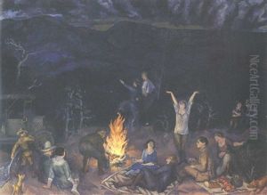 Picnic On The Ridge by John Sloan