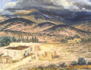 Landscape, Santa Fe by John Sloan