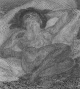 Nude On Great White Pillow by John Sloan
