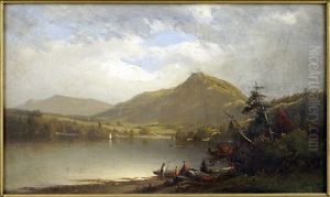 At The River's Edge by Junius R. Sloan