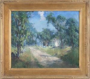 Sun-splashed Country Path by Marian Parkhurst Sloane