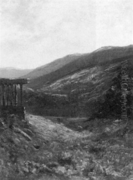 Ruins By The Lake - view 1