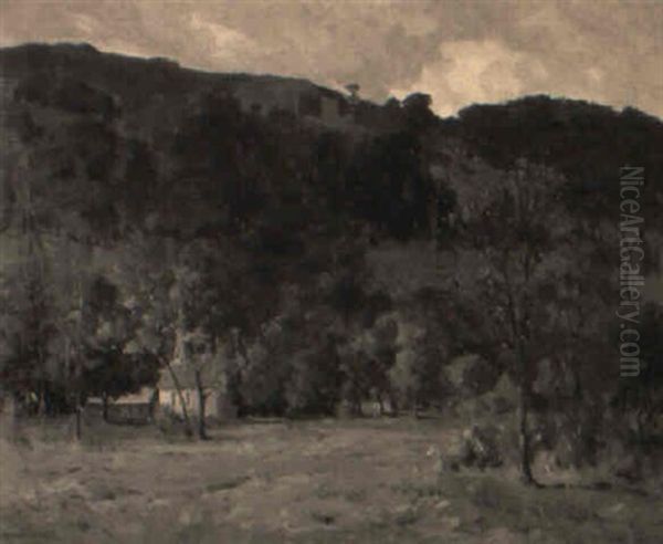 Landscape With Village In The Valley, Early Autumn - view 1