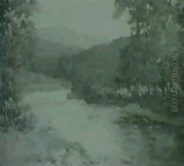 A Brook In Autumn - view 1