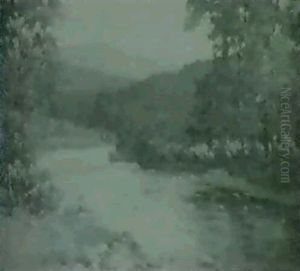 A Brook In Autumn by Marian Parkhurst Sloane