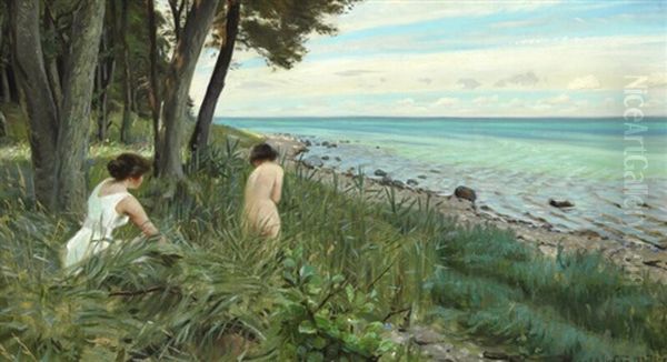 Two Bathing Girls On The Beach On The Island Als - view 1