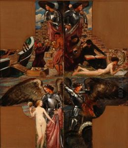 Four Motifs From St. George's Life by Harald Slott-Moller