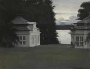 The Eremitage Pavilions In The Royal Gardens At Fredensborg