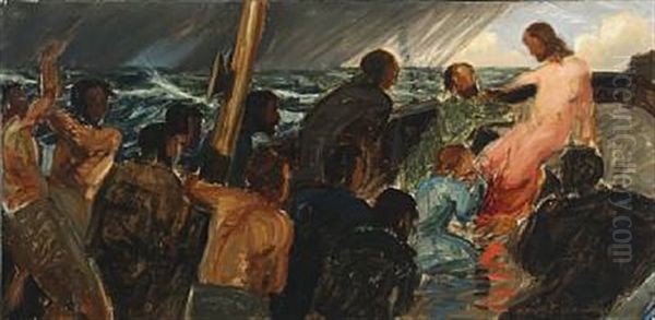 Jesus Calms The Storm - view 1