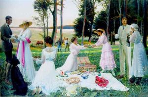 The Afternoon Picnic by Harald Slott-Moller