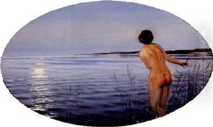 Ung Pige I Vandkanten, Aften Ved Midsommertide