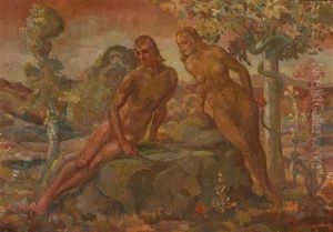 Adam And Eve by Frank J. Van Sloun
