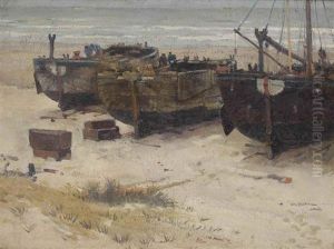 Bomschuiten On The Beach, Katwijk