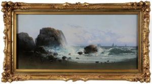 Rocky Coast by Clarence E. Braley