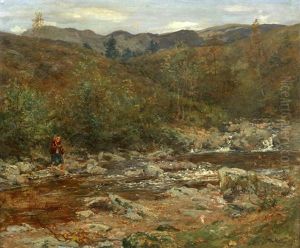 Highland Trout Stream by William Small