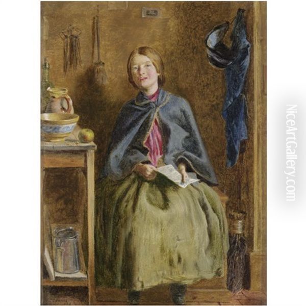 A Maid Learning To Read - view 1
